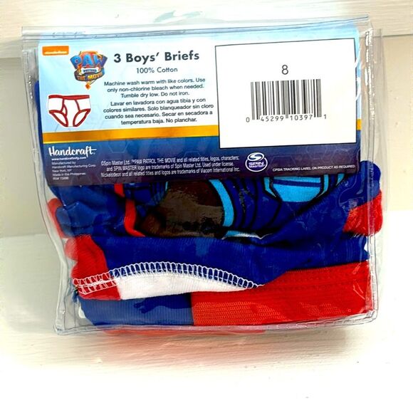 NEW Nickelodeon | Paw Patrol Boys Briefs 3 Pack New in Package - Picture 2 of 8